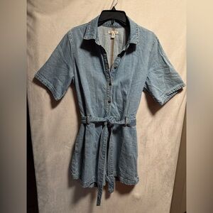 Billabong Light Blue Denim Jumpsuit